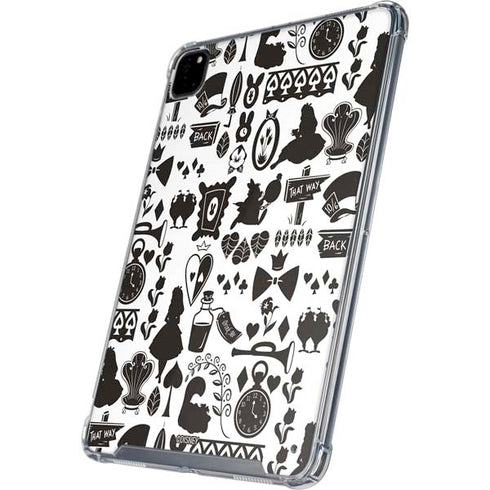 Disney Alice in Wonderland (animated) Silhouette Pattern iPad Cases