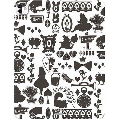 Disney Alice in Wonderland (animated) Silhouette Pattern iPad Pro 13in M4 (2024) Skin