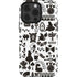 Disney Alice in Wonderland (animated) Silhouette Pattern iPhone 15 Pro Impact Case