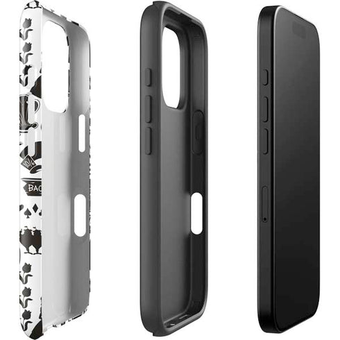 Disney Alice in Wonderland (animated) Silhouette Pattern iPhone 16 Pro Impact Case