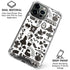 Disney Alice in Wonderland (animated) Silhouette Pattern iPhone 16 Pro Max Clear Case