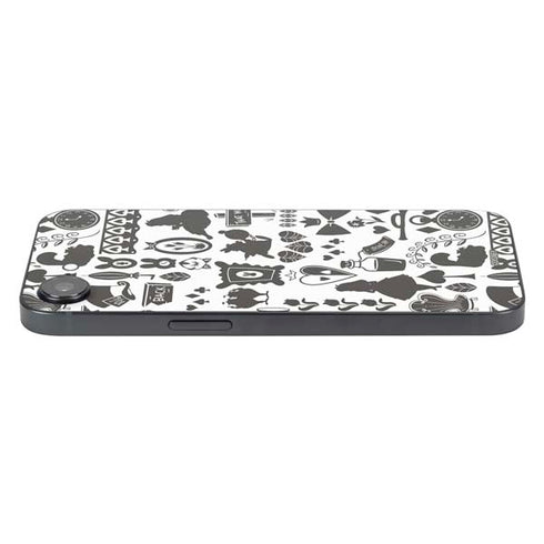 Disney Alice in Wonderland (animated) Silhouette Pattern iPhone 16e Skin