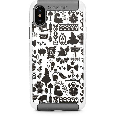 Disney Alice in Wonderland (animated) Silhouette Pattern iPhone Cases