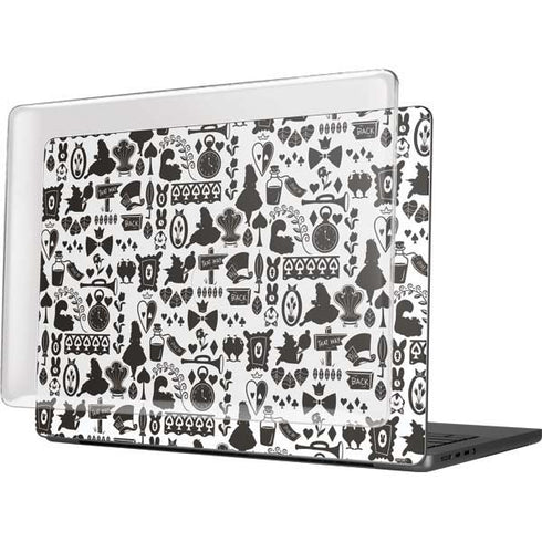 Disney Alice in Wonderland (animated) Silhouette Pattern MacBook Pro 14in (2021-24) Case plus Skin