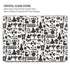 Disney Alice in Wonderland (animated) Silhouette Pattern MacBook Pro 14in (2021-24) Case plus Skin