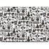 Disney Alice in Wonderland (animated) Silhouette Pattern Apple MacBook Pro 14-inch Skin