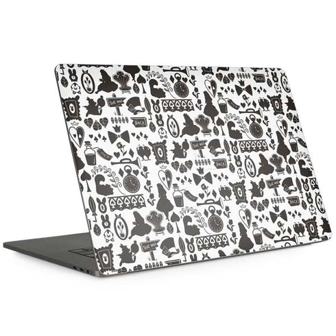 Disney Alice in Wonderland (animated) Silhouette Pattern MacBook Skins