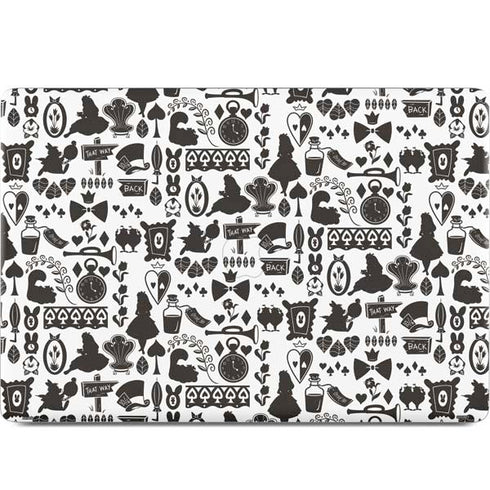 Disney Alice in Wonderland (animated) Silhouette Pattern MacBook Skins