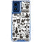 Disney Alice in Wonderland (animated) Silhouette Pattern Moto G 5G (2024) Clear Case