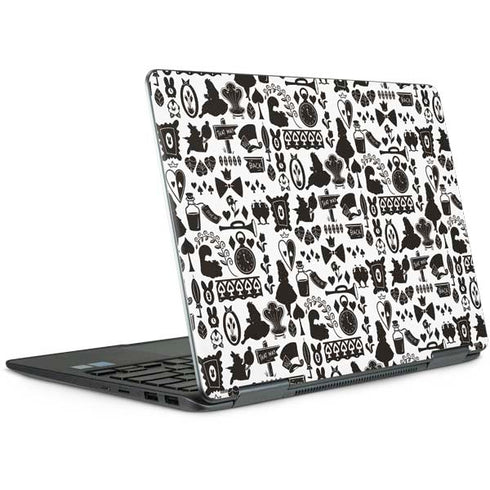 Disney Alice in Wonderland (animated) Silhouette Pattern Notebook 9 Pro 13in (2017) Skin