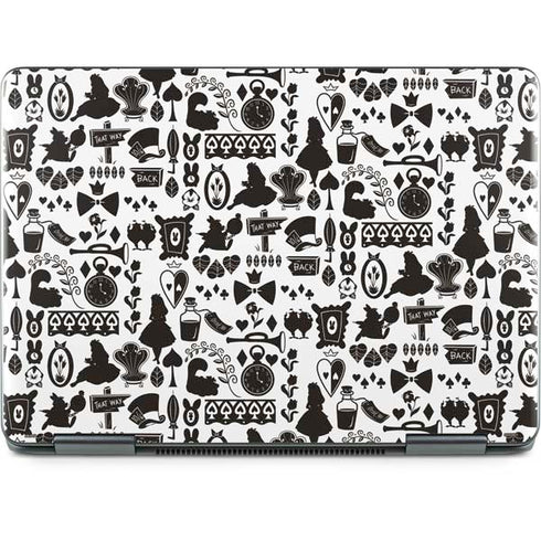 Disney Alice in Wonderland (animated) Silhouette Pattern Notebook 9 Pro 13in (2017) Skin