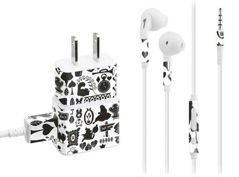 Disney Alice in Wonderland (animated) Silhouette Pattern Phone Charger Skin