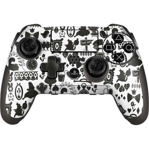 Disney Alice in Wonderland (animated) Silhouette Pattern PlayStation Scuf Vantage 2 Controller Skin