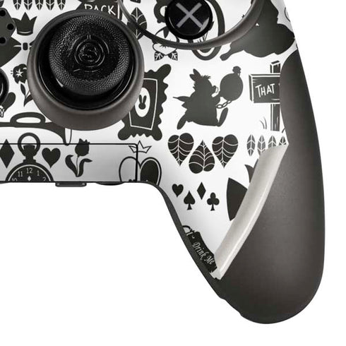 Disney Alice in Wonderland (animated) Silhouette Pattern PlayStation Scuf Vantage 2 Controller Skin