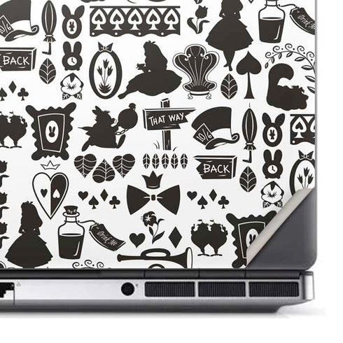 Disney Alice in Wonderland (animated) Silhouette Pattern Dell Precision Skin