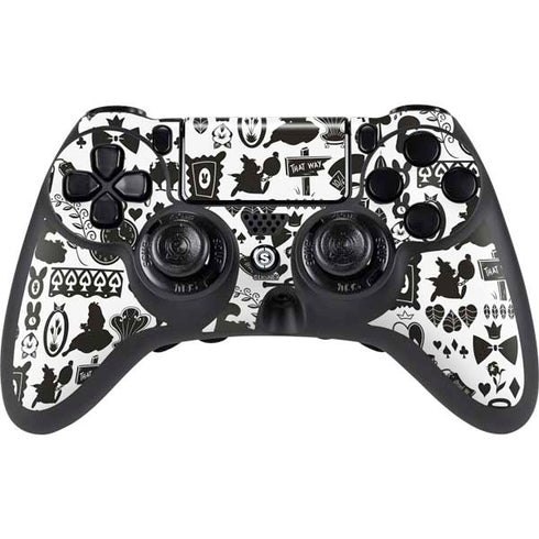 Disney Alice in Wonderland (animated) Silhouette Pattern PlayStation PS4 Skins
