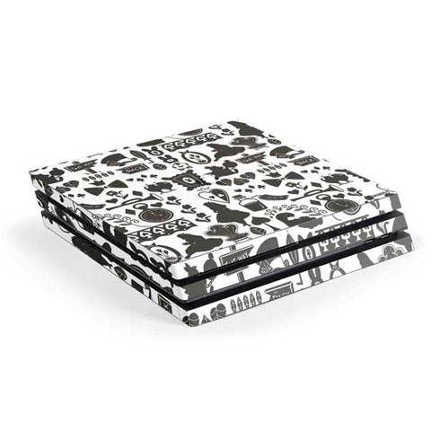 Disney Alice in Wonderland (animated) Silhouette Pattern PlayStation PS4 Skins