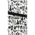 Disney Alice in Wonderland (animated) Silhouette Pattern PS5 Pro Console Skin