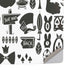 Disney Alice in Wonderland (animated) Silhouette Pattern PS5 Pro Console Skin