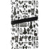 Disney Alice in Wonderland (animated) Silhouette Pattern PS5 Pro Disk Console Skin