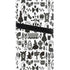 Disney Alice in Wonderland (animated) Silhouette Pattern PS5 Pro Disk Console Skin