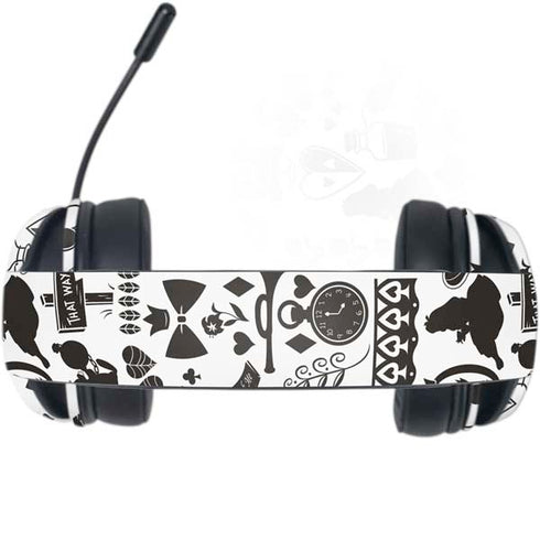 Disney Alice in Wonderland (animated) Silhouette Pattern Razer Kraken X Skin