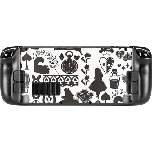 Disney Alice in Wonderland (animated) Silhouette Pattern Steam Deck Handheld Gaming Computer Skin