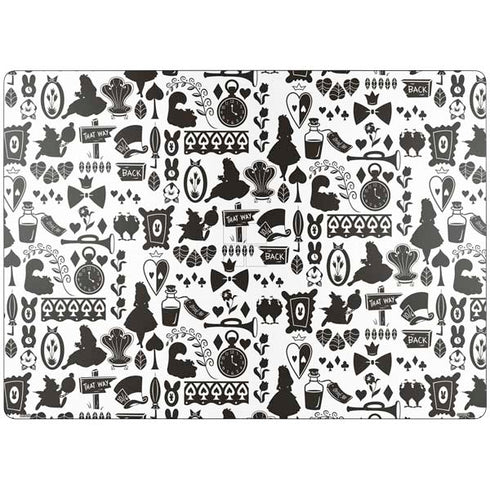 Disney Alice in Wonderland (animated) Silhouette Pattern Surface Laptop 7 13.8in Skin