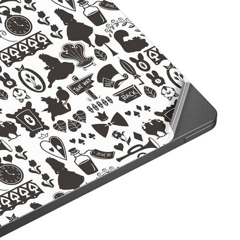 Disney Alice in Wonderland (animated) Silhouette Pattern Surface Laptop 7 15in Skin