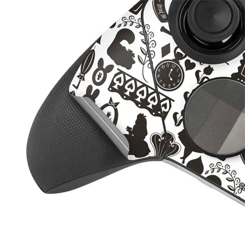 Disney Alice in Wonderland (animated) Silhouette Pattern Xbox Elite Wireless Controller Series 2 Skin