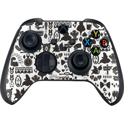 Disney Alice in Wonderland (animated) Silhouette Pattern XBox Series X Digital Edition Bundle Skin