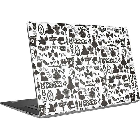 Disney Alice in Wonderland (animated) Silhouette Pattern Dell XPS Skin