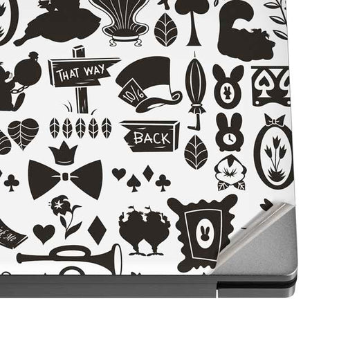 Disney Alice in Wonderland (animated) Silhouette Pattern Dell XPS Skin