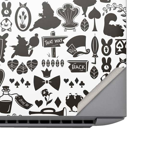Disney Alice in Wonderland (animated) Silhouette Pattern HP ZBook Fury 16 G10 Skin