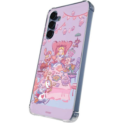Disney Alice in Wonderland (animated) Mad Tea Party Galaxy A55 5G Clear Case