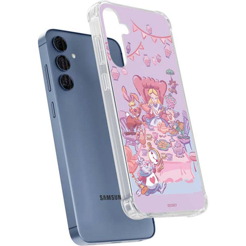 Disney Alice in Wonderland (animated) Mad Tea Party Galaxy A55 5G Clear Case