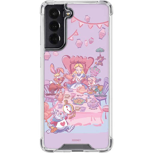 Disney Alice in Wonderland (animated) Mad Tea Party Galaxy S22 Clear Case
