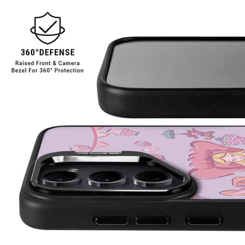 Disney Alice in Wonderland (animated) Mad Tea Party Galaxy S25 Kickstand Case