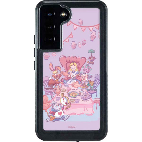 Disney Alice in Wonderland (animated) Mad Tea Party Galaxy S24 Plus Waterproof Case