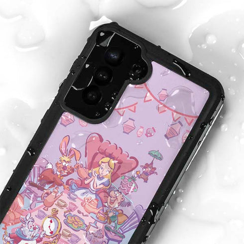 Disney Alice in Wonderland (animated) Mad Tea Party Galaxy S24 Plus Waterproof Case