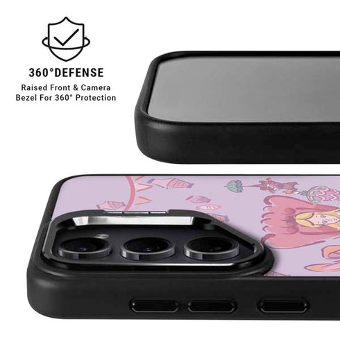 Disney Alice in Wonderland (animated) Mad Tea Party Galaxy S24 Ultra Kickstand Case