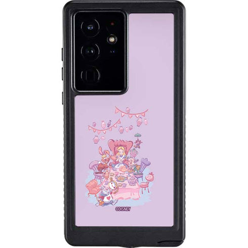 Disney Alice in Wonderland (animated) Mad Tea Party Galaxy S24 Ultra Waterproof Case
