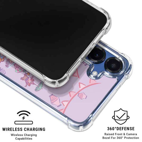 Disney Alice in Wonderland (animated) Mad Tea Party Galaxy S25 Clear Case