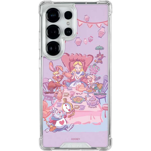 Disney Alice in Wonderland (animated) Mad Tea Party Galaxy S25 Ultra Clear Case