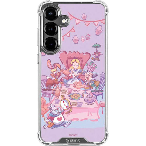 Disney Alice in Wonderland (animated) Mad Tea Party Galaxy S26 Plus Clear Case