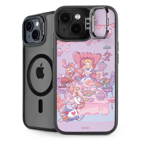 Disney Alice in Wonderland (animated) Mad Tea Party iPhone 15 Plus Kickstand Case