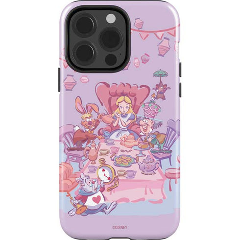 Disney Alice in Wonderland (animated) Mad Tea Party iPhone 15 Pro Impact Case