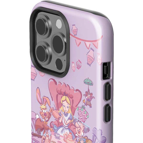 Disney Alice in Wonderland (animated) Mad Tea Party iPhone 15 Pro Impact Case