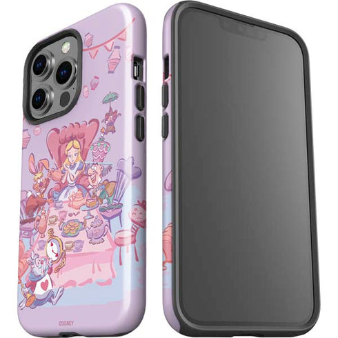 Disney Alice in Wonderland (animated) Mad Tea Party iPhone 15 Pro Impact Case
