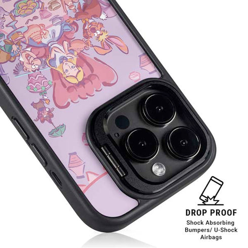 Disney Alice in Wonderland (animated) Mad Tea Party iPhone 15 Pro Kickstand Case